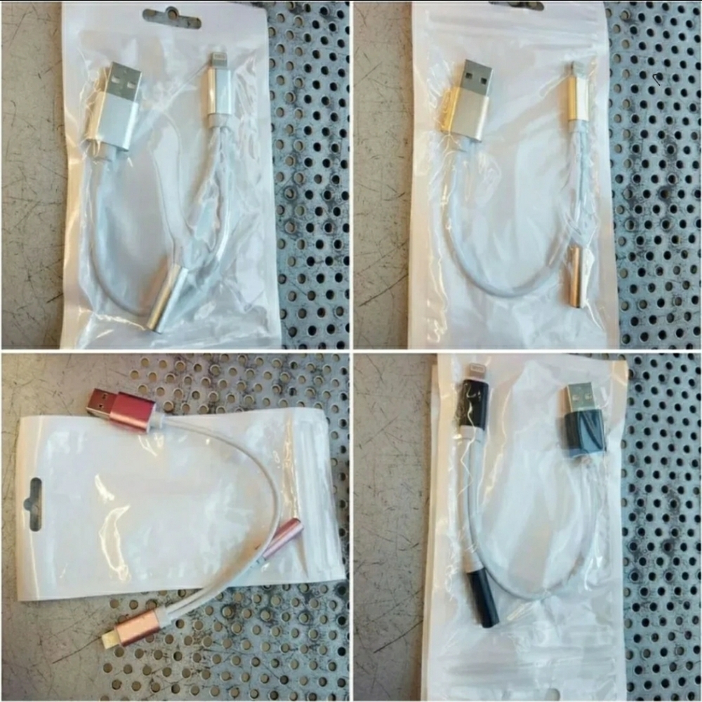 X4 iphone charger + aux audio 3.5